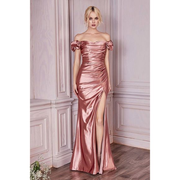 Pink Cinderella Divine Size 18 Side slit dress